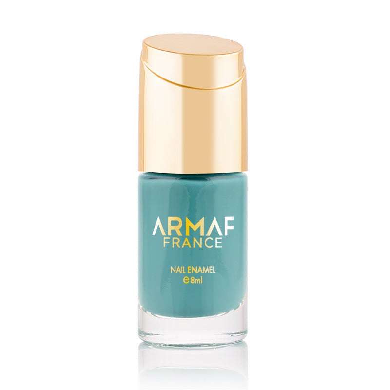 Armaf France Glitter Nail Enamel 8ml, Peacock, Long Lasting Nail Polish, Shimmer Finish High Shine, Quick Dry Resistant Nail Colour, Long Lasting, Lightweight & Non Sticky, Best For Every Outfit