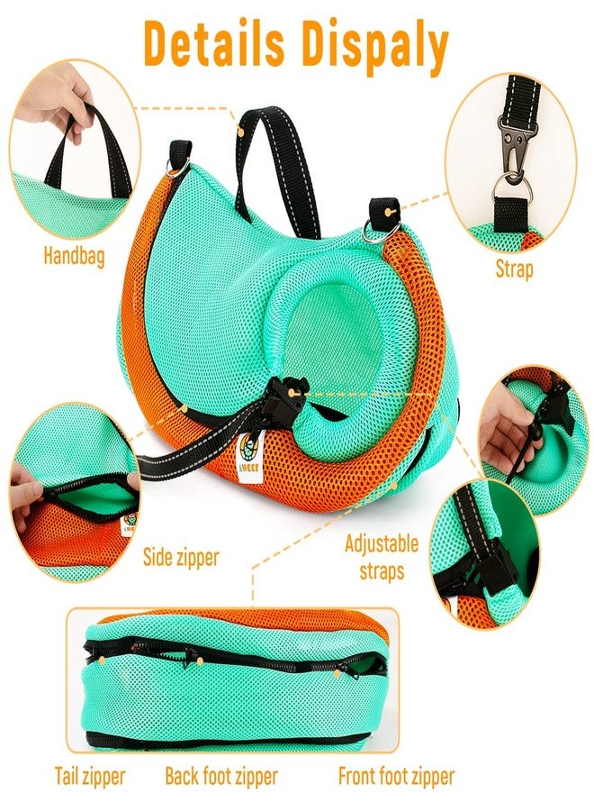 AWOOF Cat Grooming Bag Adjustable Cat Bathing Bag Anti Scratch Bite Restraint Bag Cat Sling Bag Durable Mesh Cat Shower Bag for Small Medium Large Cats Nail Trimming Ear Cleaning Medicine Taking - Image 5
