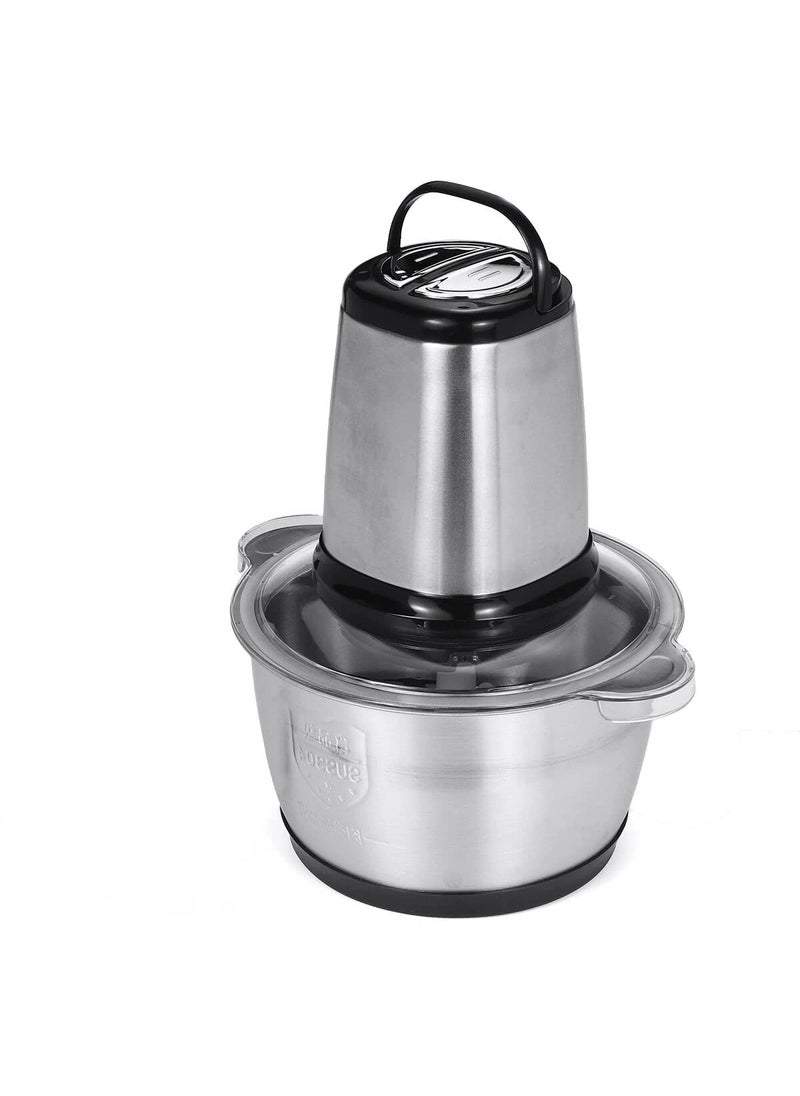 LEKORED LEKORED Stainless Steel 400W Electric Meat Grinders with Bowl for Heavy Kitchen Food Chopper Meat Vegetables Onion Slicer Garlic Slicer Dicer Food Processor 3L  - Image 5