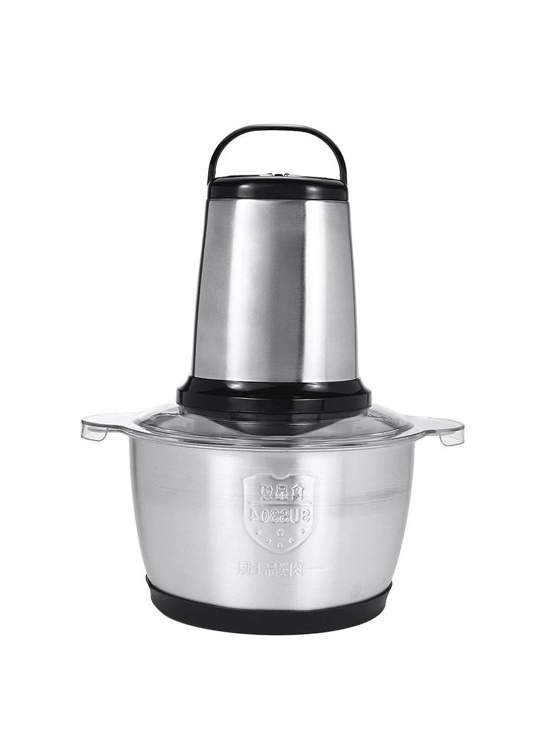 LEKORED LEKORED Stainless Steel 400W Electric Meat Grinders with Bowl for Heavy Kitchen Food Chopper Meat Vegetables Onion Slicer Garlic Slicer Dicer Food Processor 3L  - Image 4