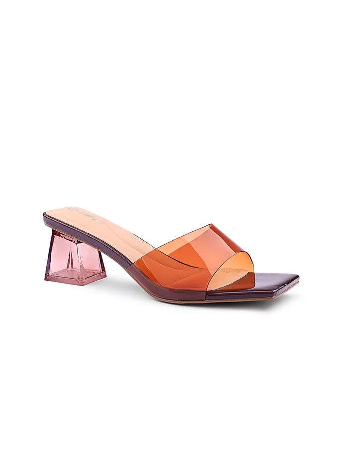 كابلي صنادل بكعب أنيقة للنساء