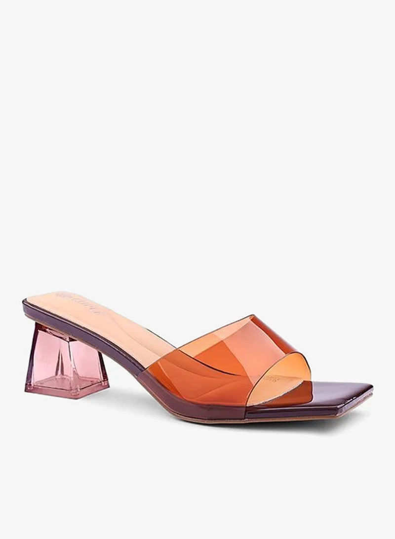 كابلي صنادل بكعب أنيقة للنساء