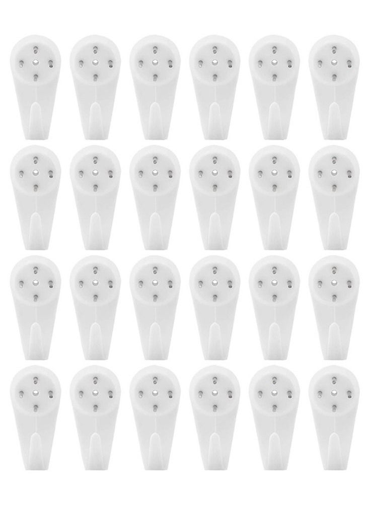 MARGOUN - 24 Pack For Concrete Wall Hanging Hooks with Invisible Nails Small - Image 1