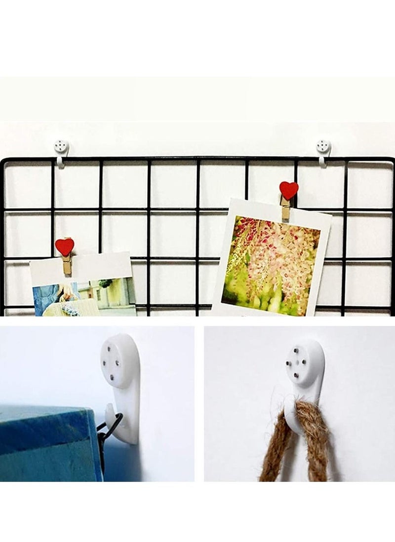 MARGOUN - 24 Pack For Concrete Wall Hanging Hooks with Invisible Nails Small - Image 1