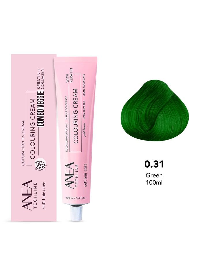 Anea Techline Colouring Cream 0.31 Green 100 ml