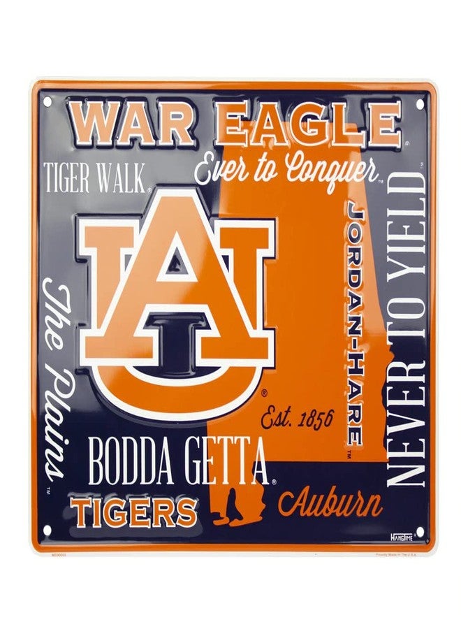 Hangtime Auburn University - Auburn Tigers 12 x 14 inch Fan Cloud Sign