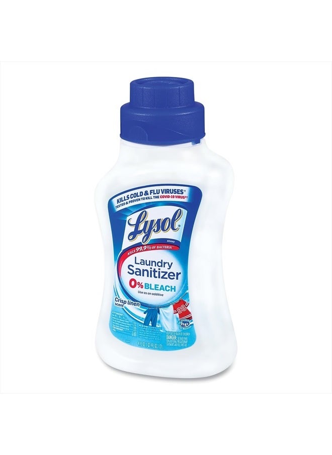 Lysol - Laundry Sanitizer Additive, Sanitizing Liquid for Clothes and Linens, Eliminates Odor Causing Bacteria, Crisp Linen, 41oz - Image 1