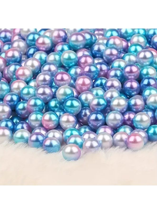 Gradient Pink Blue 200 Pcs 6mm Beads With Straight Holes For DIY Jewelry Making Crafts - Image 3