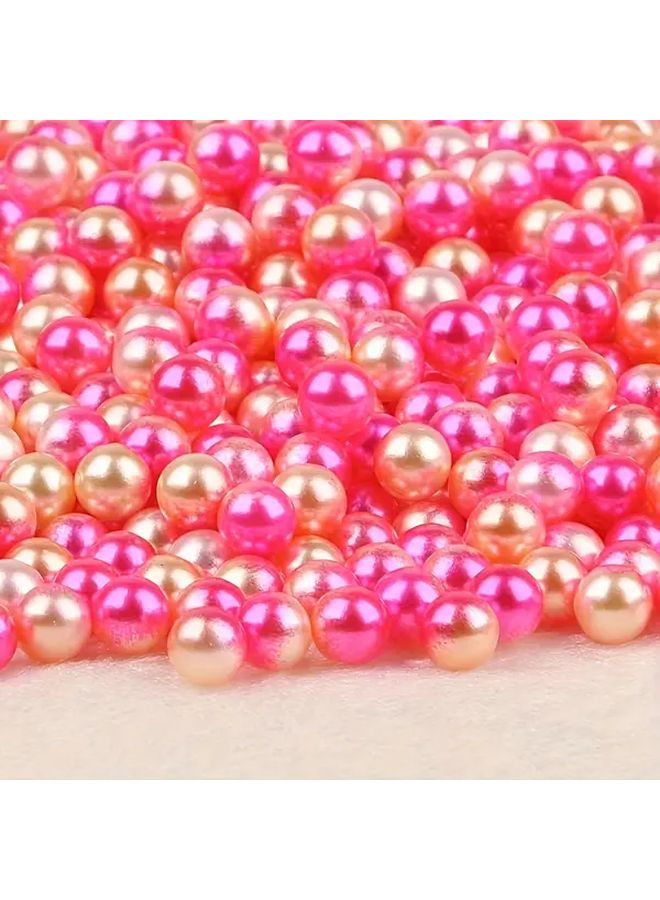 Gradient Pink Blue 200 Pcs 6mm Beads With Straight Holes For DIY Jewelry Making Crafts - Image 2