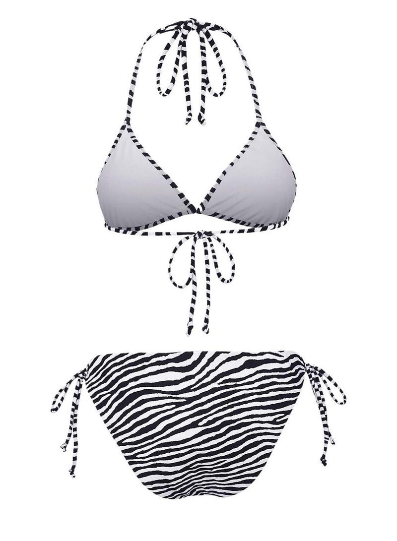 trendyol Zebra Patterned Brazilian Normal Waist Bikini Set Tbess25Bt00160 - Image 5