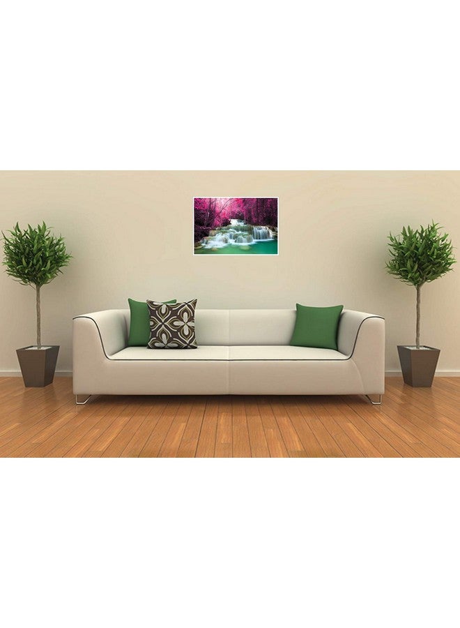 Masstone Vastu Natural Waterfall Beautiful Paper Poster (12x18 inch) - Pack of 1 - Image 3