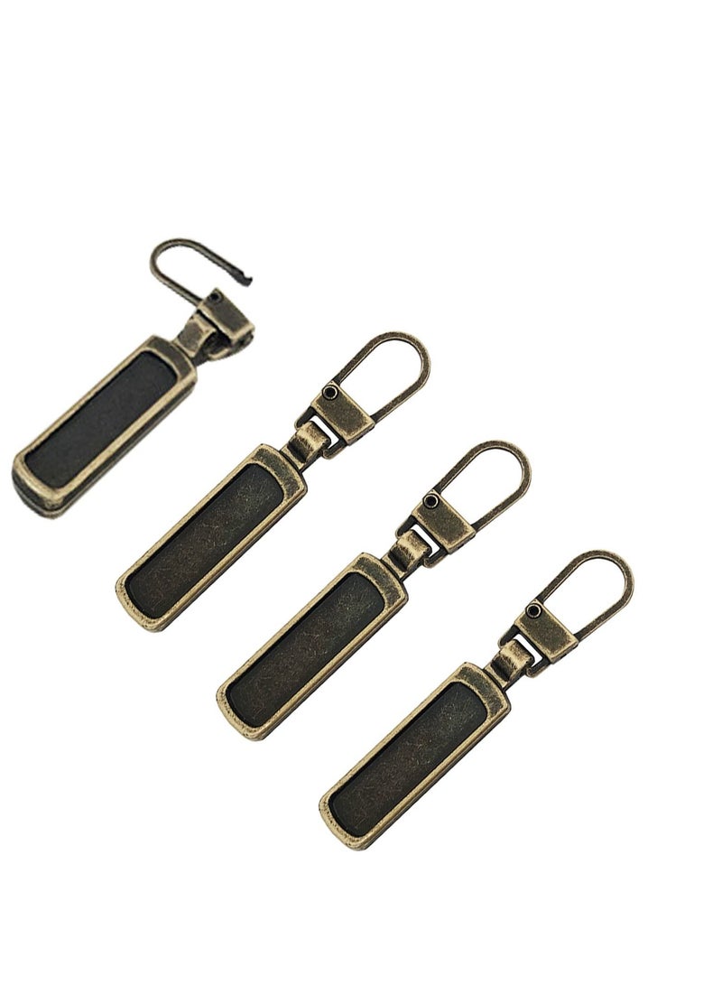 SYOSI Zipper Pull, Universal Zipper Pull Replacement Kit, Removable Zipper Pulls Tab Replacement, Zipper Pulls for Jackets, Luggage, Backpacks, Purses, Boots, Pants, Tents 10Pcs 5Colors - Image 1
