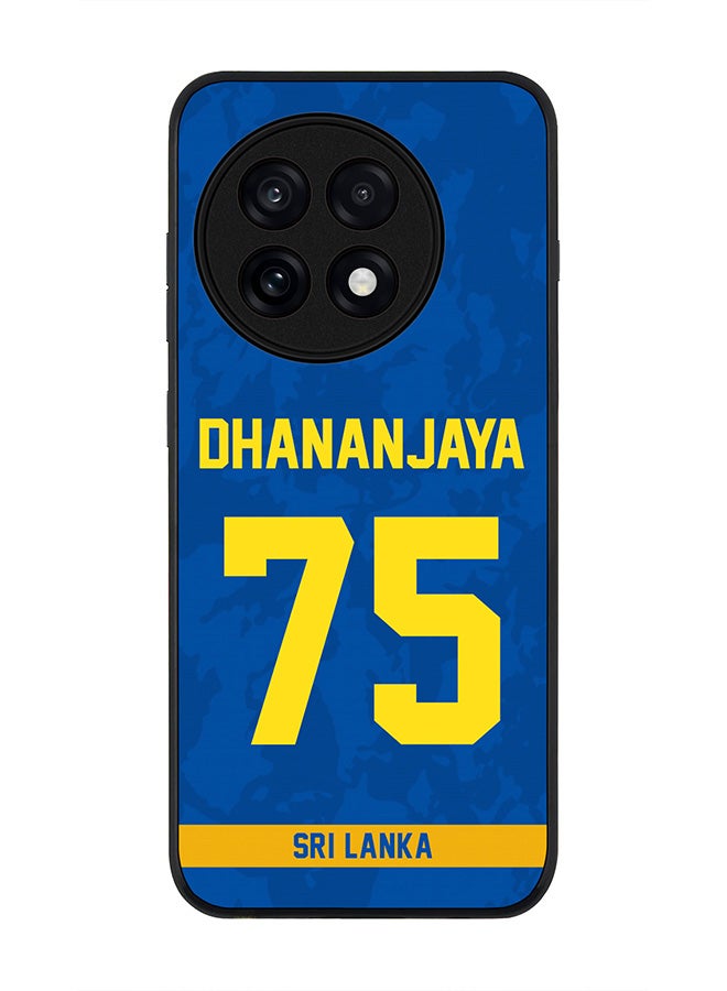 Stylizedd For OnePlus 13R / Ace 5 Pro Case,Slim fit Camera Protection, Shockproof Thin Phone cover  - Sri lanka Dhananjaya de Silva Jersey No 75
