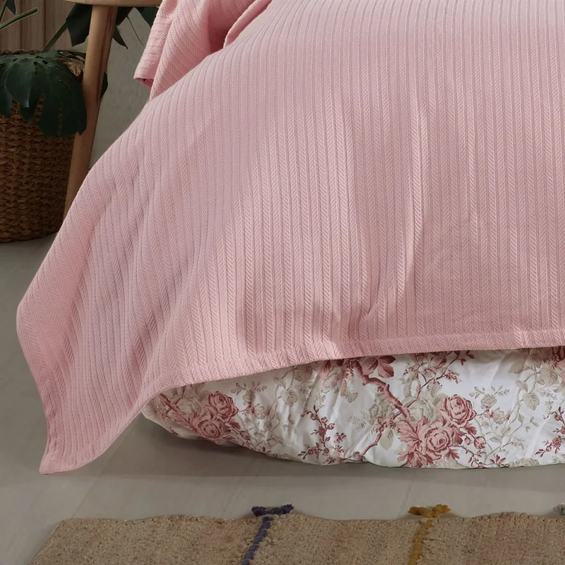 Lief Home Cotton Elastic Sheet Pique Set | 220X230
