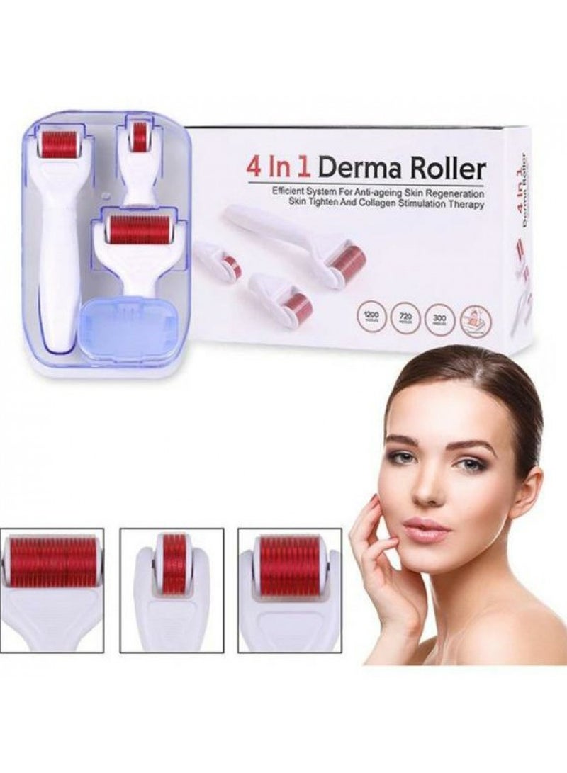 Derma 4 in 1 Derma Roller Skin Care Set - Image 1