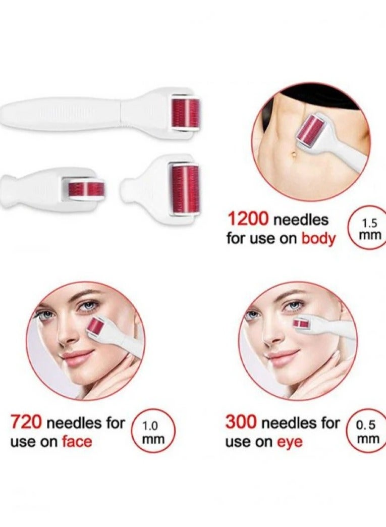 Derma 4 in 1 Derma Roller Skin Care Set - Image 3