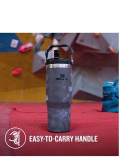 Stanley STANLEY IceFlow Flip Straw Water Bottle, 0.88L – Vacuum Insulated, Leakproof & BPA-Free – Keeps Water Cold for 12 Hours – Easy-Carry, Dishwasher Safe Stainless Steel Travel Mug (Charcoal) – Perfect for Active Lifestyles & On-the-Go Hydration  - Image 5