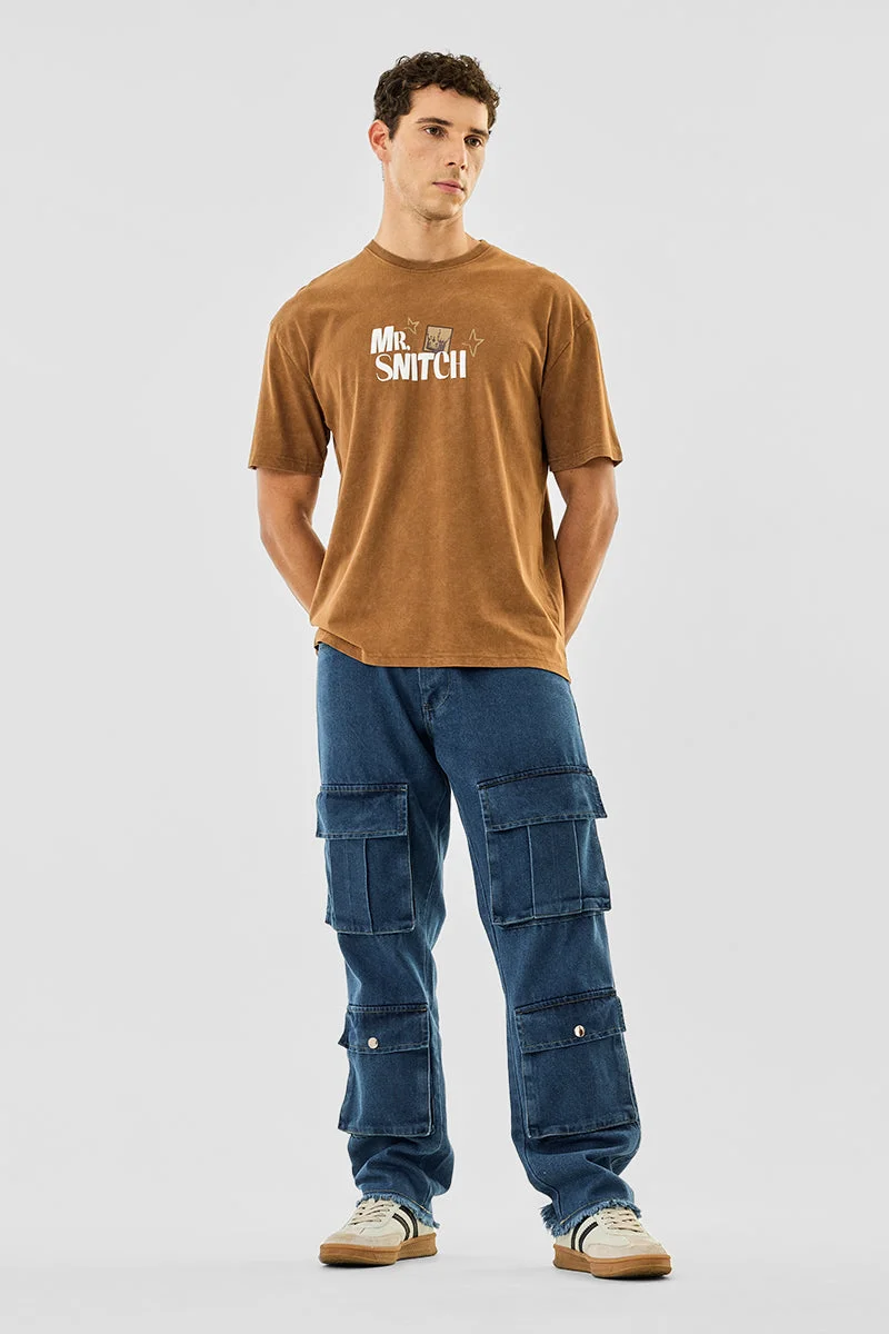 SNITCH 8 Pocket Baggy Cargo Jeans