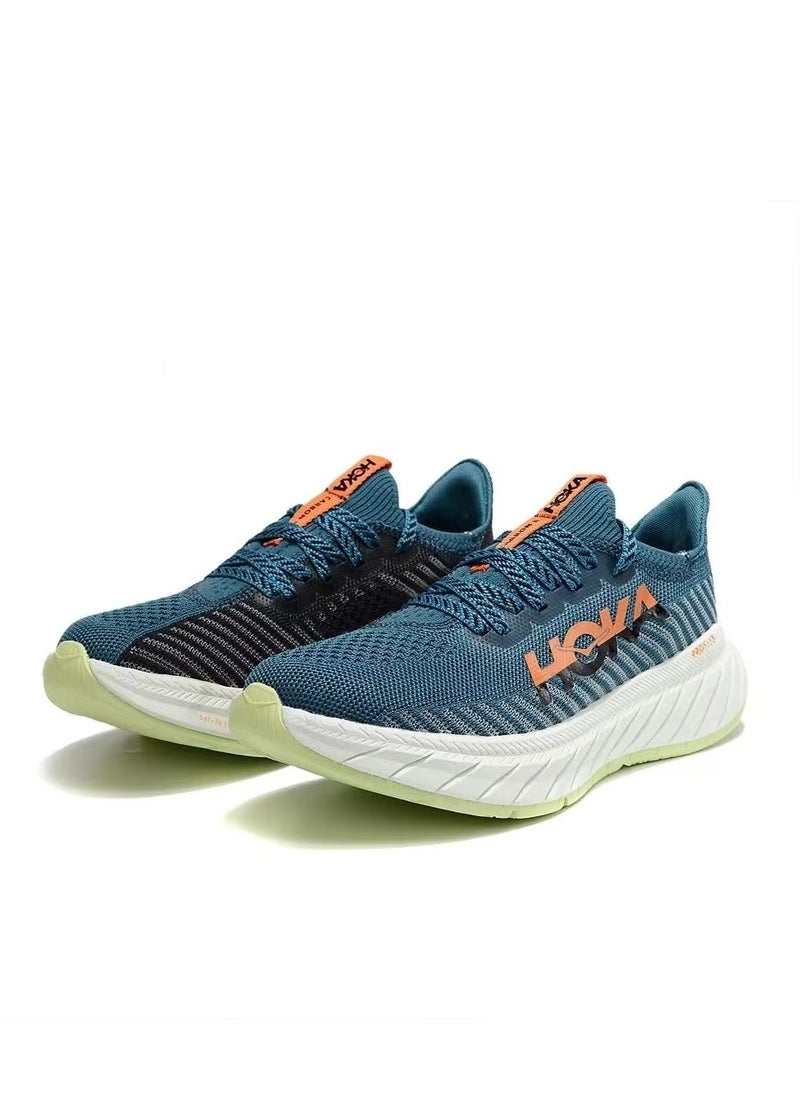 Hoka One One Carbon X3 Outdoor Running Sneakers Teal/Green  - Image 3