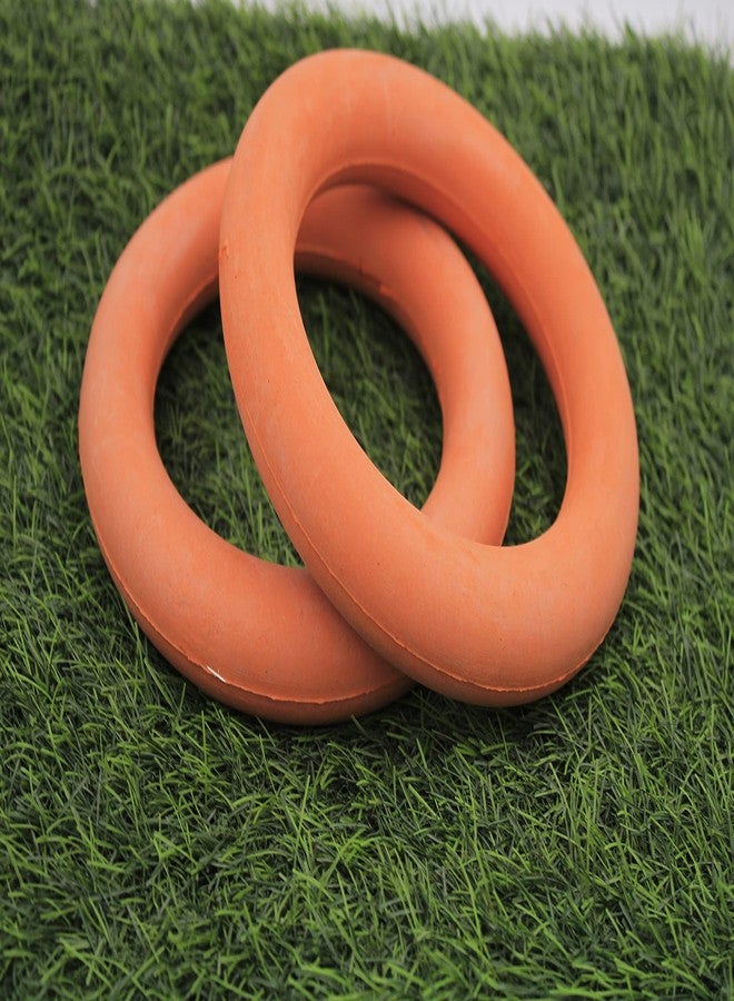 X RON Xron Professional Orange Tennikoit Ring | Soft & Durable Rubber | 6.5 Inches Diameter | Indoor & Outdoor Ring Tennis Play (Set of 2) - Image 4
