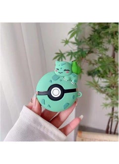 Cartoon Airpodspro2 Generation Wireless Bluetooth Headset Protective Cover For Apple 3 Creative Silicone Cute Shell-Color:Lie Lie Miao Frog Beg-RM-Applicable Model:Airpods Pro2
