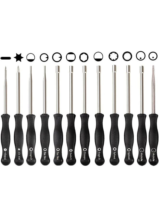 HUSWELL 12 PCS Small Engine Carburetor Adjustment Tool, Blower Carburator Adjusting Tool, Chainsaw Carburetor Adjusting Tool, Weedeater Carburetor Adjuster Tool, Trimmer Carb Screwdriver Tool Kit - Image 2