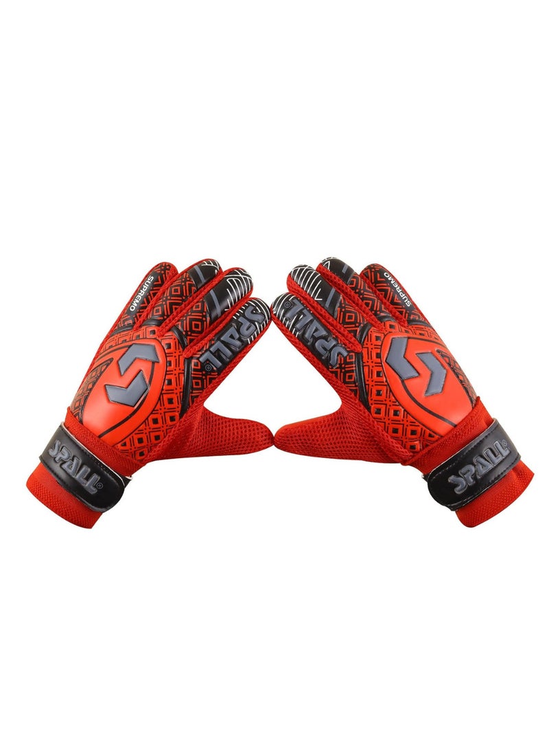 Spall Goalkeeper Gloves Strong Grip with Finger Spine Double Wrist Protection Prevent Injuries for The Toughest Saves Goalie Training Gloves for Youth & Adult  - Image 3