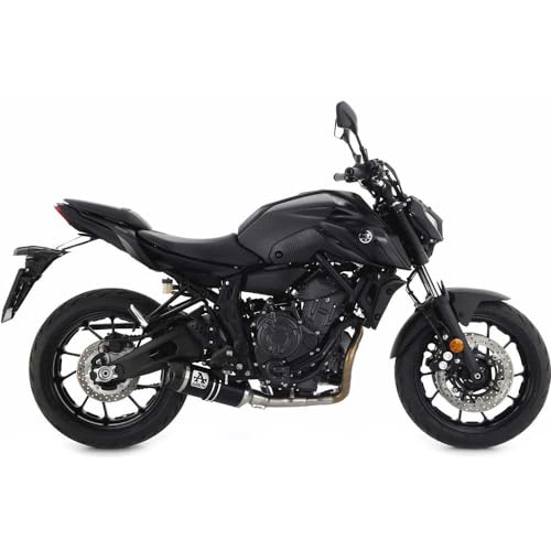 ARROW Exhaust approved Thunder DARK aluminium Yamaha MT-07 '21 with CARBY base for collectors 71758MI/KZ ARROW - Image 2