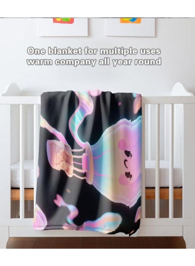 general Baby and children's cartoon flannel thin blanket (warm and comfortable, suitable for sleep, game use) 70cm*100cm - Image 1