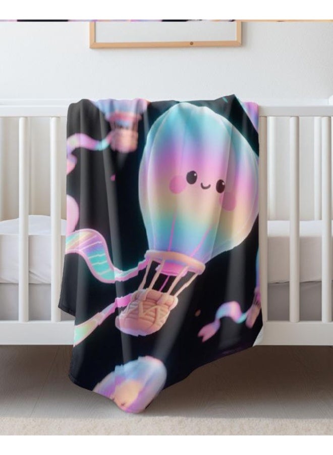 general Baby and children's cartoon flannel thin blanket (warm and comfortable, suitable for sleep, game use) 70cm*100cm - Image 3