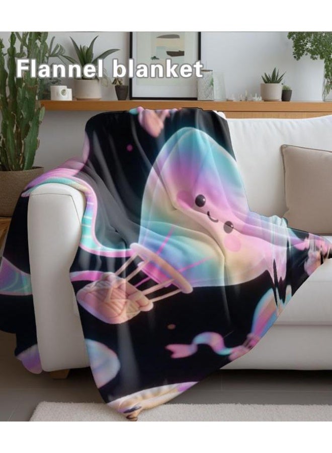 general Baby and children's cartoon flannel thin blanket (warm and comfortable, suitable for sleep, game use) 70cm*100cm - Image 4