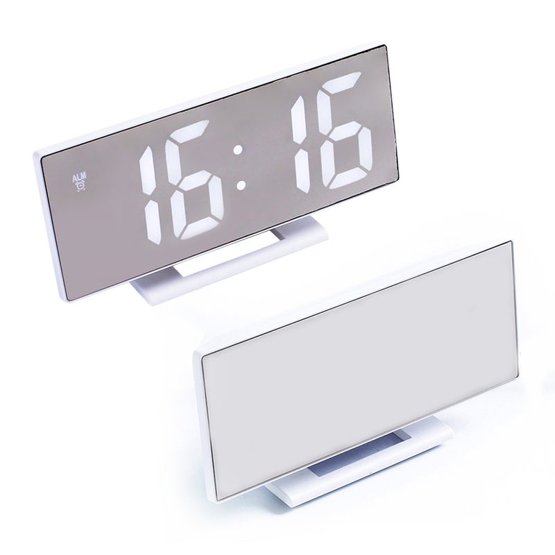Large Screen Digital Alarm Clock Bedroom Bedside Student Electronic Watch Mute Clock( , ) - Image 3