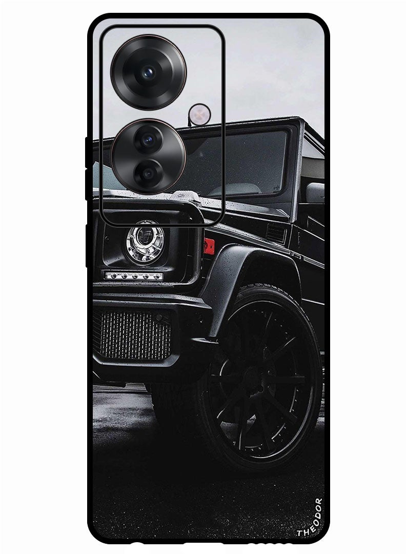 Theodor Protective Case Anti Scratch Shock Proof Bumper Cover For Oppo Reno 11F Black Car - Image 1