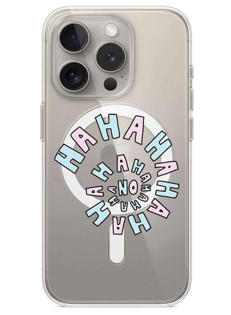 Theodor Magnetic Case for iPhone 15 Pro Max 6.7-inch Compatible with MagSafe Wireless Charging, Shockproof Phone Bumper Cover hahaha copy - Image 1