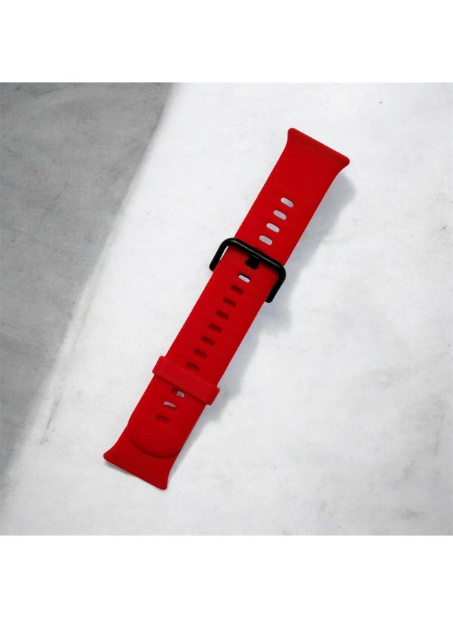 Compatible band for Huawei Fit 4/4 Pro 2025 / Fit 3 (Does not fit Fit / Fit 2), Soft silicone adjustable sports band for Huawei Fit 3, Red - Image 3