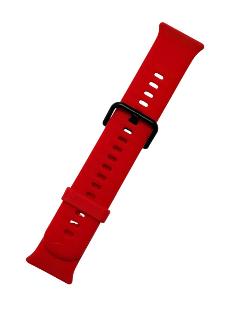 Compatible band for Huawei Fit 4/4 Pro 2025 / Fit 3 (Does not fit Fit / Fit 2), Soft silicone adjustable sports band for Huawei Fit 3, Red - Image 2