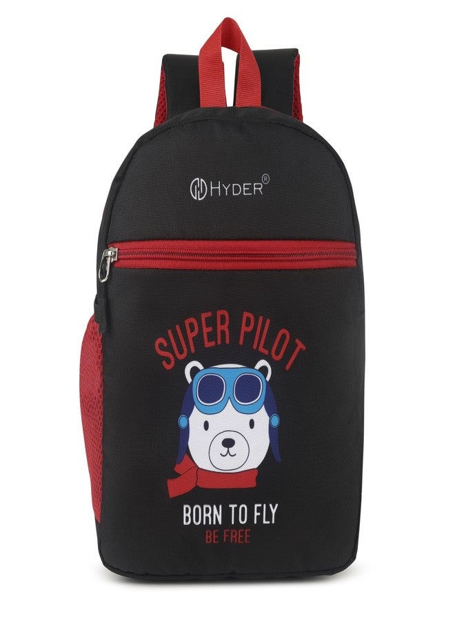 HYDER Kids 10L Cartoon Printed Best Stylish Lightweight Spacious Waterproof Casual/Picnic/School Bag/Backpack for Children Boys And Girls (Super Pilot) - Image 1