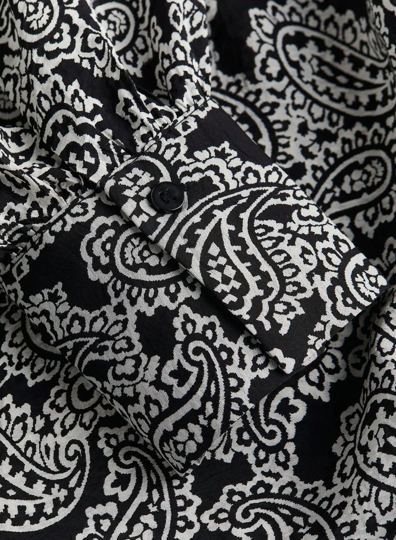 H&M Paisley Print Shirtdress