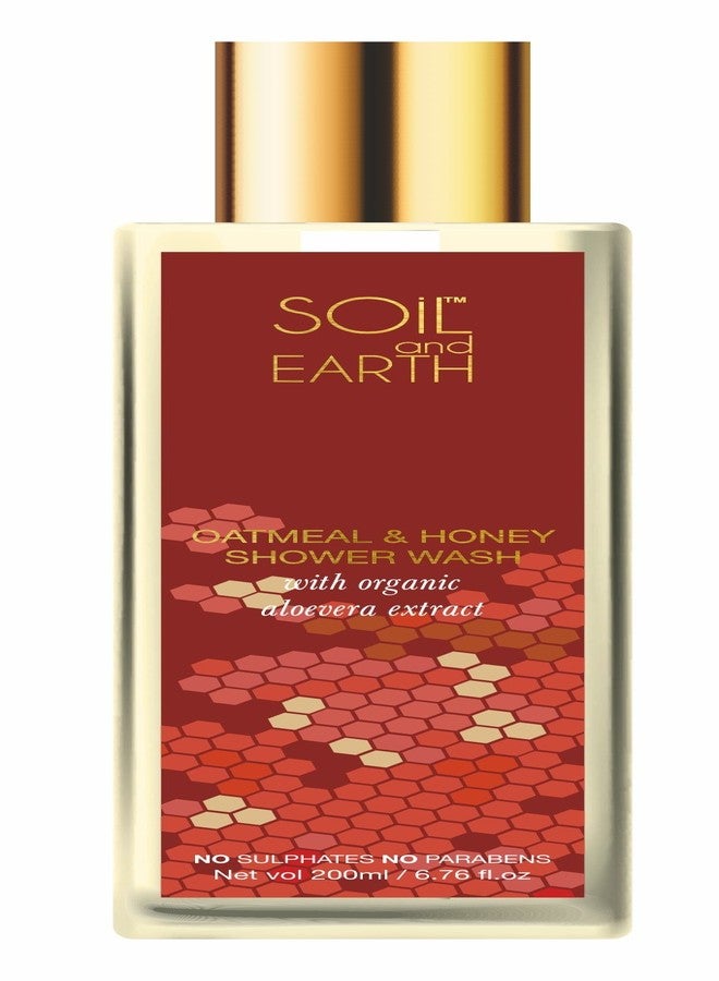 سويل آند إيرث غسول استحمام طبيعي من سويل آند إيرث - الشوفان والعسل - 200 مل / 6.67 أونصة سائلة - Image 2