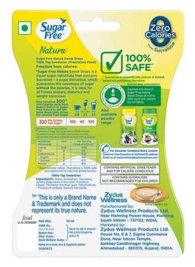 Sugar Free Natura Low Calorie Sweetener 200 Drops  - Image 4