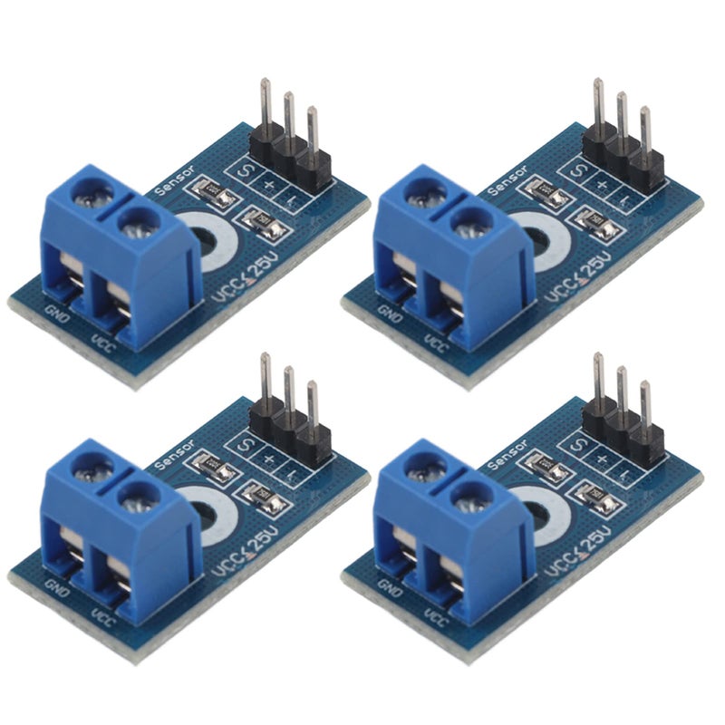 Voltage Sensor Module 25V Range 3 Terminal Board for Arduino DIY Projects 4 Pcs - Image 2