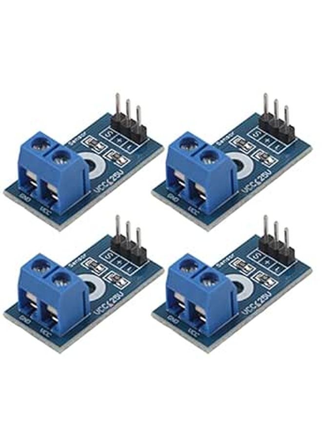 Voltage Sensor Module 25V Range 3 Terminal Board for Arduino DIY Projects 4 Pcs - Image 1