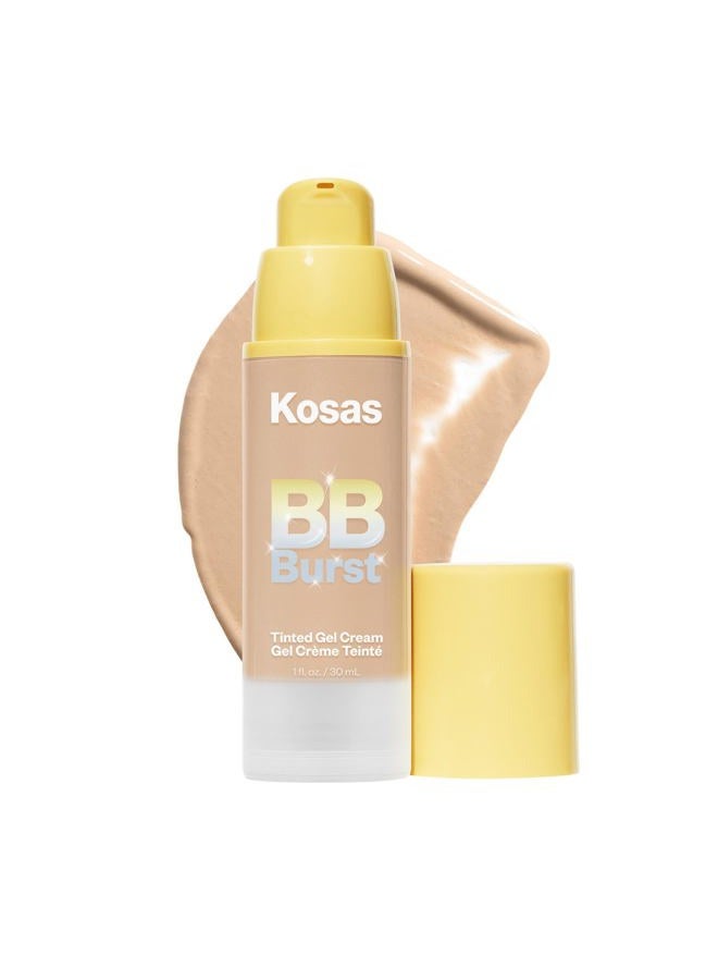 Kosas BB Burst Tinted Face Gel Cream - Supports Healthy Collagen, Smoothes Skin, Hydrates & Moisturizes - Lightweight Buildable Coverage - Medium Neutral 23, (1 Oz/30 ML) - Image 1