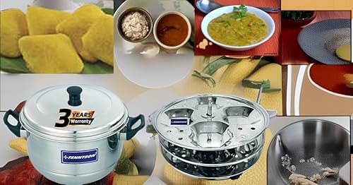 TENNYSON IDLI MAKER DELIGHT SQUARE 3 PLATES 12 IDLIES - Image 1