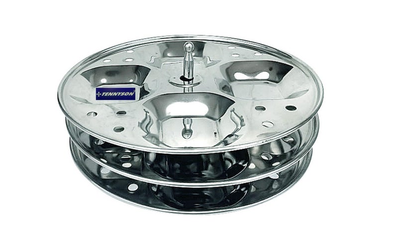 TENNYSON IDLI MAKER DELIGHT SQUARE 3 PLATES 12 IDLIES - Image 3