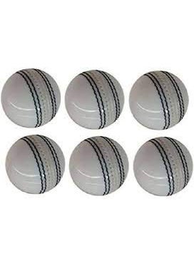 ALVI ALVI Cricket Leather Ball 4 Piece Pack of 6 White 