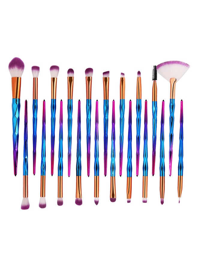20-Piece Multi Functional Makeup Brush Set Multicolour
