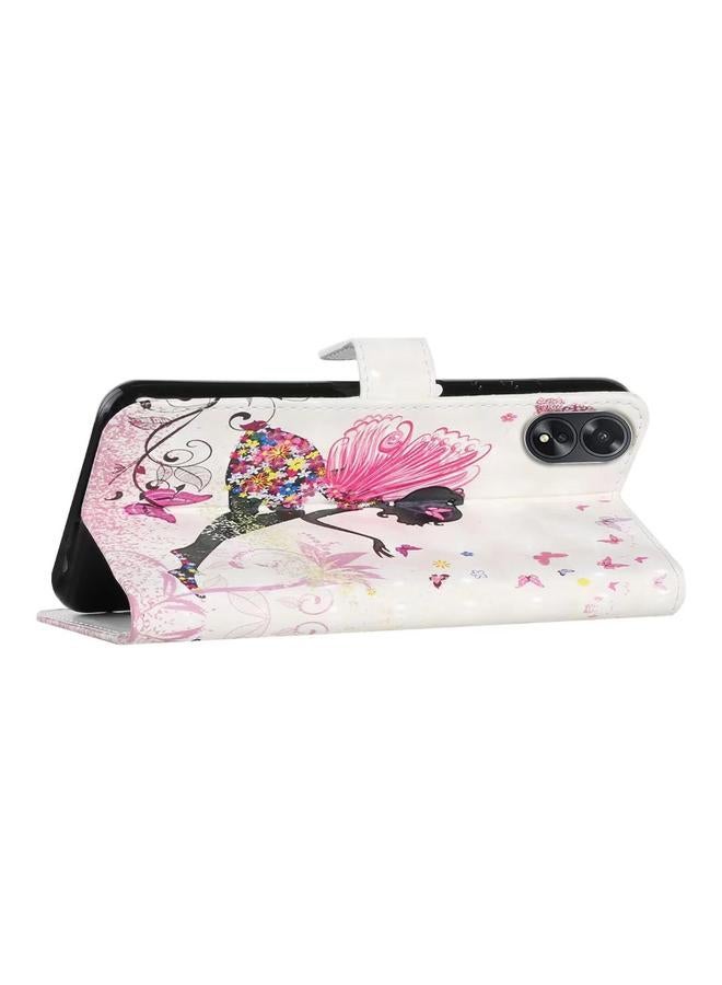 S-TOP Case For OPPO A58 Oil Embossed 3D Drawing Leather Phone Case - Image 5