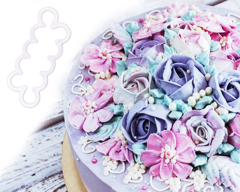 Penta Angel Cake Decorating Gumpaste Flowers Sugar Craft Easiest Rose Ever Mold Fondant Rose Maker (3pcs White) - Image 5