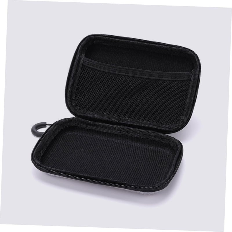 2PCS Waterproof Microphone Storage Bag Portable EVA Multi-functional Organizer Pouch for Earphones Cables and Accessories Grey - Image 3